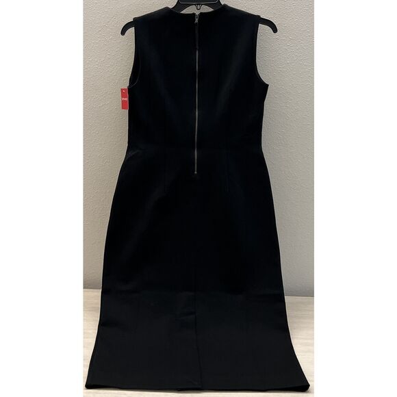 Spanx 20380R The Perfect Sheath Dress Sz Medium Ponte Black Slimming - Picture 2 of 12